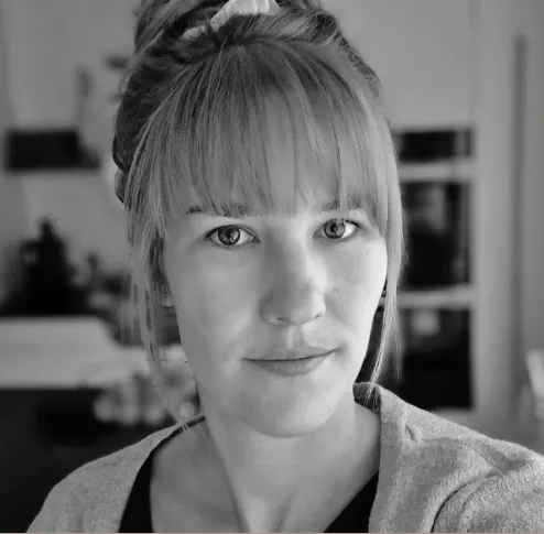 Portrait von Ursina Caduff, Coiffeuse und Inhaberin von splendur